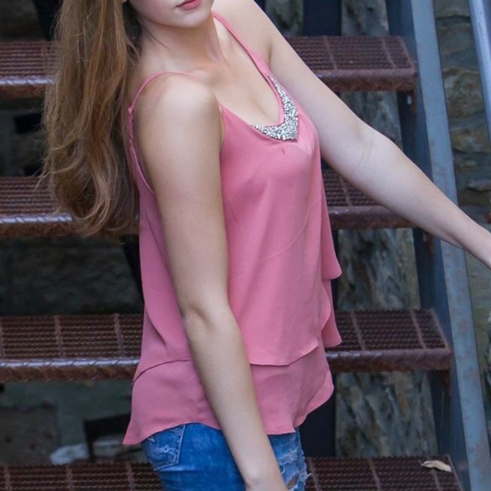 Stone Embroidered Tank - Picture 4 of 4